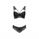 Комплект з еко-шкіри та мережива Loona Set black XXL/XXXL - Passion, бра і трусики Комплект з еко-шкіри та мережива Loona Set black XXL/XXXL - Passion, бра і трусики
