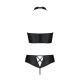 Комплект з еко-шкіри Nancy Bikini black XXL/XXXL - Passion, бра та трусики з імітацією шнурівки Комплект з еко-шкіри Nancy Bikini black XXL/XXXL - Passion, бра та трусики з імітацією шнурівки