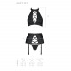 Комплект з еко-шкіри з імітацією шнурівки Nancy Set black XXL/XXXL - Passion топ, трусики та пояс дл Комплект з еко-шкіри з імітацією шнурівки Nancy Set black XXL/XXXL - Passion топ, трусики та пояс дл