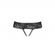 Мереживні стрінги з доступом Senia Thong black S/M - Passion Мереживні стрінги з доступом Senia Thong black S/M - Passion