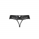 Мереживні стрінги з доступом Senia Thong black XXL/XXXL - Passion Мереживні стрінги з доступом Senia Thong black XXL/XXXL - Passion