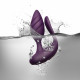 Анально-вагінальний вібратор для пар Rocks Off Cocktail Purple, пульт ДК Анально-вагінальний вібратор для пар Rocks Off Cocktail Purple, пульт ДК