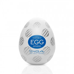 Мастурбатор-яйце Tenga Egg Sphere з багаторівневим рельєфом