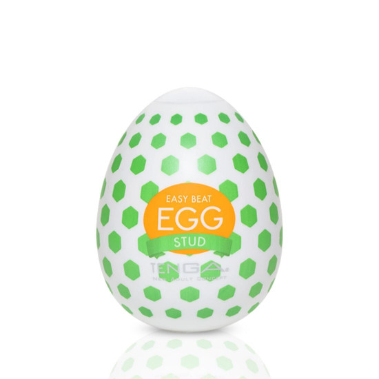 Мастурбатор-яйце Tenga Egg Stud із шестикутними виступами Мастурбатор-яйце Tenga Egg Stud із шестикутними виступами