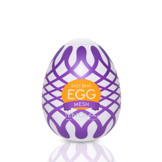 Мастурбатор-яйце Tenga Egg Mesh із сітчастим рельєфом Мастурбатор-яйце Tenga Egg Mesh із сітчастим рельєфом