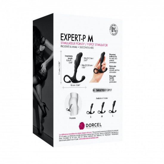 Ручний ергономічний масажер простати Dorcel Expert P size M Ручний ергономічний масажер простати Dorcel Expert P size M