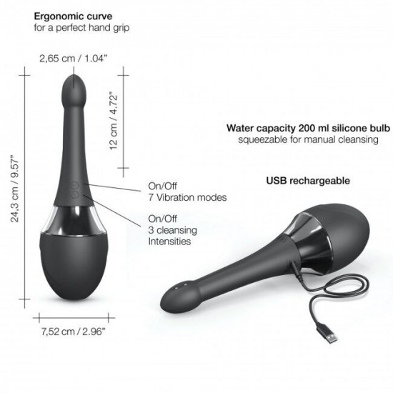 Автоматичний анальний душ-вібратор Dorcel Douche Mate Pro Автоматичний анальний душ-вібратор Dorcel Douche Mate Pro