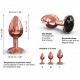 Металева анальна пробка із прикрасою у вигляді кристалу Dorcel - Diamond Plug Rose Gold S Металева анальна пробка із прикрасою у вигляді кристалу Dorcel - Diamond Plug Rose Gold S