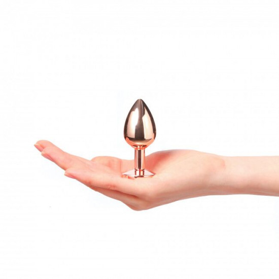 Металева анальна пробка із прикрасою у вигляді кристалу Dorcel - Diamond Plug Rose Gold S Металева анальна пробка із прикрасою у вигляді кристалу Dorcel - Diamond Plug Rose Gold S