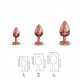Металева анальна пробка із прикрасою у вигляді кристалу Dorcel - Diamond Plug Rose Gold S Металева анальна пробка із прикрасою у вигляді кристалу Dorcel - Diamond Plug Rose Gold S