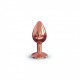 Металева анальна пробка із прикрасою у вигляді кристалу Dorcel - Diamond Plug Rose Gold S Металева анальна пробка із прикрасою у вигляді кристалу Dorcel - Diamond Plug Rose Gold S