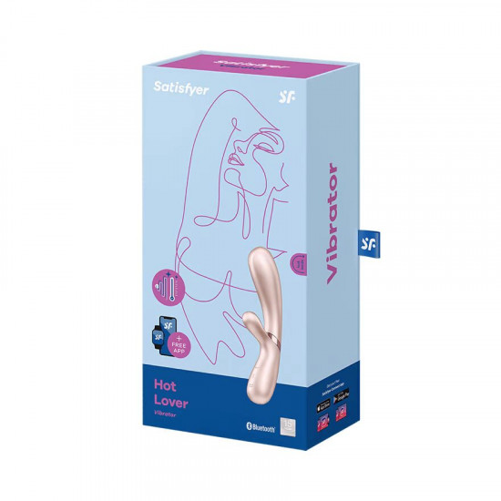 Смарт вібратор-кролик із підігрівом Satisfyer Hot Lover Nude Смарт вібратор-кролик із підігрівом Satisfyer Hot Lover Nude