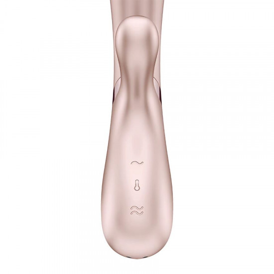 Смарт вібратор-кролик із підігрівом Satisfyer Hot Lover Nude Смарт вібратор-кролик із підігрівом Satisfyer Hot Lover Nude