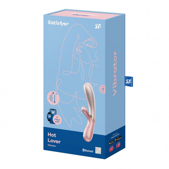 Смарт вібратор-кролик із підігрівом Satisfyer Hot Lover Pink Смарт вібратор-кролик із підігрівом Satisfyer Hot Lover Pink