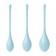 Набір йоні намистин Satisfyer Yoni Power 2 Light Blue, диаметр 2-2,5-3см, вес 22-44-73гр Набір йоні намистин Satisfyer Yoni Power 2 Light Blue, диаметр 2-2,5-3см, вес 22-44-73гр