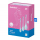 Набір йоні намистин Satisfyer Yoni Power 2 Light Blue, диаметр 2-2,5-3см, вес 22-44-73гр Набір йоні намистин Satisfyer Yoni Power 2 Light Blue, диаметр 2-2,5-3см, вес 22-44-73гр