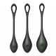 Набір йоні намистин Satisfyer Yoni Power 2 Black, діаметр 2-2,5-3см, маса 22-44-73 г Набір йоні намистин Satisfyer Yoni Power 2 Black, діаметр 2-2,5-3см, маса 22-44-73 г