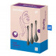 Набір йоні намистин Satisfyer Yoni Power 2 Black, діаметр 2-2,5-3см, маса 22-44-73 г Набір йоні намистин Satisfyer Yoni Power 2 Black, діаметр 2-2,5-3см, маса 22-44-73 г