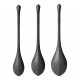 Набір йоні намистин Satisfyer Yoni Power 2 Black, діаметр 2-2,5-3см, маса 22-44-73 г Набір йоні намистин Satisfyer Yoni Power 2 Black, діаметр 2-2,5-3см, маса 22-44-73 г
