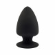 Анальная пробка SilexD (Model 1 size M) двухслойная, силикон+Silexpan, диаметр 6,2 см