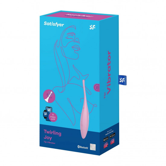 Смарт-вібратор для клітора Satisfyer Twirling Joy Pink Смарт-вібратор для клітора Satisfyer Twirling Joy Pink
