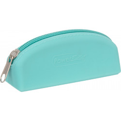 Сумка для зберігання секс-іграшок PowerBullet - Silicone Storage Zippered Bag Teal