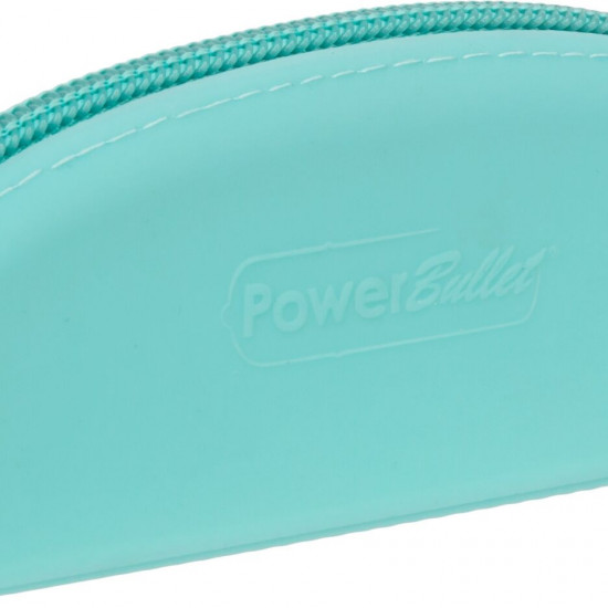 Сумка для зберігання секс-іграшок PowerBullet - Silicone Storage Zippered Bag Teal Сумка для зберігання секс-іграшок PowerBullet - Silicone Storage Zippered Bag Teal