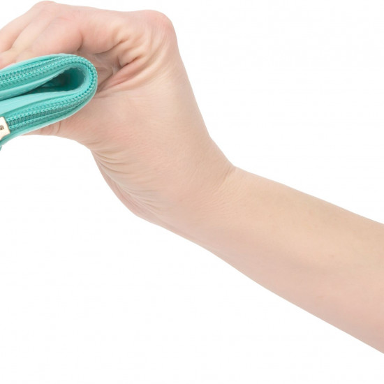 Сумка для зберігання секс-іграшок PowerBullet - Silicone Storage Zippered Bag Teal Сумка для зберігання секс-іграшок PowerBullet - Silicone Storage Zippered Bag Teal