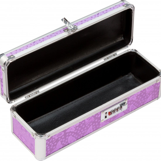 Кейс для зберігання секс-іграшок BMS Factory - The Toy Chest Lokable Vibrator Case Purple з кодовим Кейс для зберігання секс-іграшок BMS Factory - The Toy Chest Lokable Vibrator Case Purple з кодовим