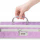 Кейс для зберігання секс-іграшок BMS Factory - The Toy Chest Lokable Vibrator Case Purple з кодовим Кейс для зберігання секс-іграшок BMS Factory - The Toy Chest Lokable Vibrator Case Purple з кодовим
