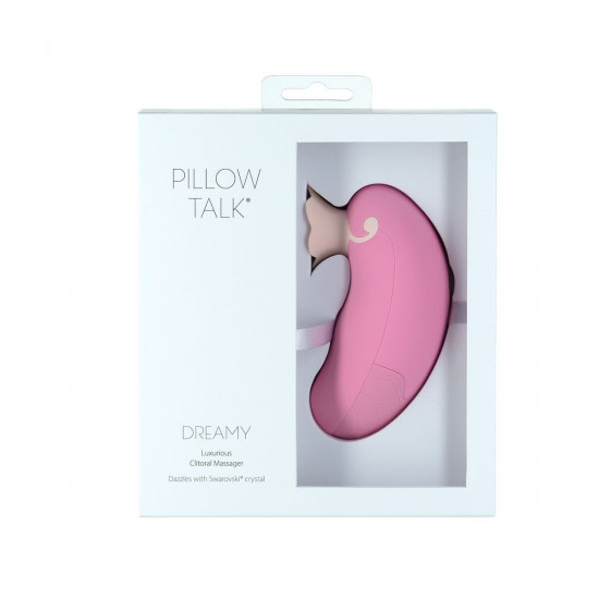 Розкішний вакуумний кліторальний стимулятор Pillow Talk - Dreamy Pink із кристалом Swarovski Розкішний вакуумний кліторальний стимулятор Pillow Talk - Dreamy Pink із кристалом Swarovski