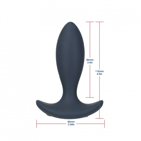 Анальна пробка з пульсацією Lux Active – Throb – 4.5" Anal Pulsating Massager, пульт ДК Анальна пробка з пульсацією Lux Active – Throb – 4.5" Anal Pulsating Massager, пульт ДК