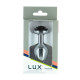 Металева анальна пробка Lux Active з трояндою - Rose Anal Plug - Black, віброкуля в подарунок Металева анальна пробка Lux Active з трояндою - Rose Anal Plug - Black, віброкуля в подарунок