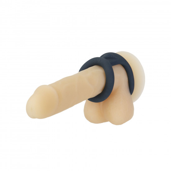 Подвійне ерекційне кільце LUX Active – Tug – Versatile Silicone Cock Ring Подвійне ерекційне кільце LUX Active – Tug – Versatile Silicone Cock Ring