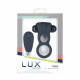 Двойное эрекционное кольцо с вибрацией Lux Active -Triad - Vibrating Dual Cock Ring, пульт ДУ
