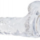 Прозрачный фаллоимитатор на присоске ADDICTION — Clear Dildo with Balls 6″, вибропуля в подарок