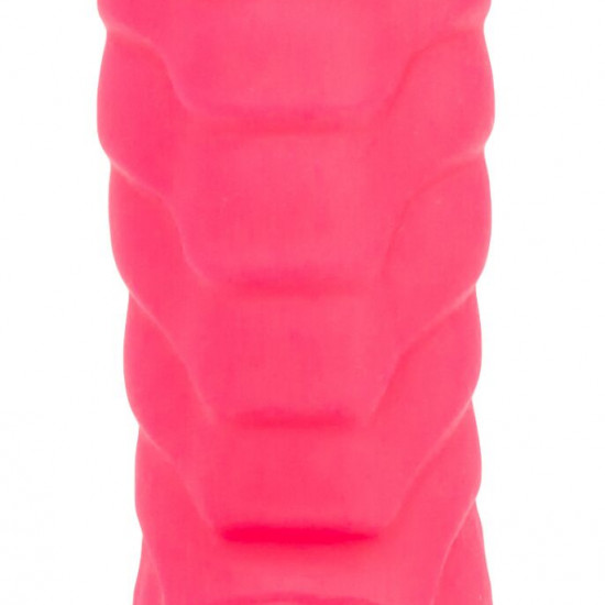 Ребристий фалоімітатор на присосці ADDICTION — Tom 7″ Dildo With Balls — Pink, віброкуля в подарунок Ребристий фалоімітатор на присосці ADDICTION — Tom 7″ Dildo With Balls — Pink, віброкуля в подарунок