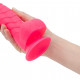 Ребристий фалоімітатор на присосці ADDICTION — Tom 7″ Dildo With Balls — Pink, віброкуля в подарунок Ребристий фалоімітатор на присосці ADDICTION — Tom 7″ Dildo With Balls — Pink, віброкуля в подарунок