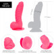 Ребристий фалоімітатор на присосці ADDICTION — Tom 7″ Dildo With Balls — Pink, віброкуля в подарунок Ребристий фалоімітатор на присосці ADDICTION — Tom 7″ Dildo With Balls — Pink, віброкуля в подарунок