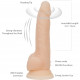 Фаллоимитатор с вибрацией и ротацией Naked ADDICTION James 8″ Rotating & Vibrating Dong, пульт ДУ