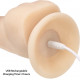 Фаллоимитатор с вибрацией и ротацией Naked ADDICTION James 8″ Rotating & Vibrating Dong, пульт ДУ
