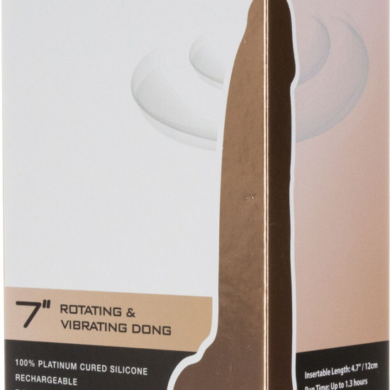 Фалоімітатор з вібрацією та ротацією Naked ADDICTION Chris 7″ Rotating & Vibrating Dong, пульт ДК Фалоімітатор з вібрацією та ротацією Naked ADDICTION Chris 7″ Rotating & Vibrating Dong, пульт ДК
