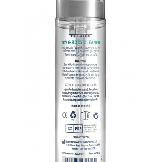 Засіб для чищення Swiss Navy Toy & Body Cleaner 29,5 мл Засіб для чищення Swiss Navy Toy & Body Cleaner 29,5 мл