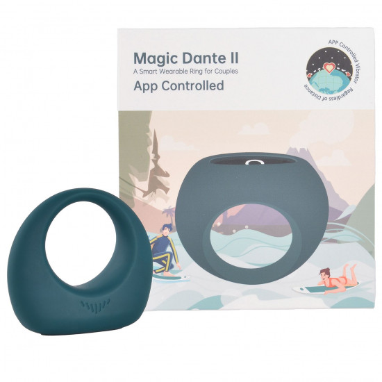 Ерекційне віброкільце Magic Motion Dante II, керування за допомогою смартфона Ерекційне віброкільце Magic Motion Dante II, керування за допомогою смартфона