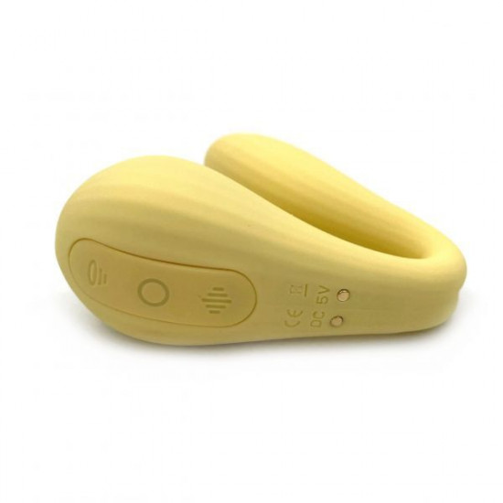 Вакуумний вагінально-кліторальний стимулятор Magic Motion Bobi Yellow, керування зі смартфона Вакуумний вагінально-кліторальний стимулятор Magic Motion Bobi Yellow, керування зі смартфона