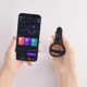 Подвійне ерекційне кільце Fun Town Rise Black, керування зі смартфона Подвійне ерекційне кільце Fun Town Rise Black, керування зі смартфона