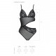 Боді з ажурним ліфом Christa Body black L/XL — Passion Боді з ажурним ліфом Christa Body black L/XL — Passion