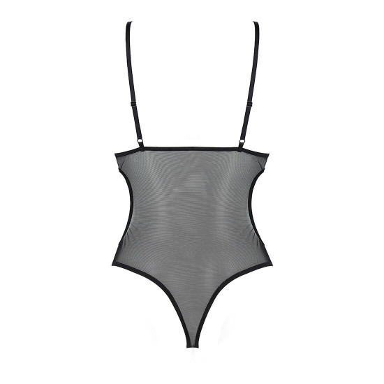 Боді з ажурним ліфом Christa Body black S/M — Passion Боді з ажурним ліфом Christa Body black S/M — Passion