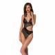 Боді з ажурним ліфом Christa Body black S/M — Passion Боді з ажурним ліфом Christa Body black S/M — Passion