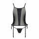 Сітчастий корсет з екошкіри, з люверсами та знімними пажами Malwia Corset black S/M — Passion, стрін Сітчастий корсет з екошкіри, з люверсами та знімними пажами Malwia Corset black S/M — Passion, стрін
